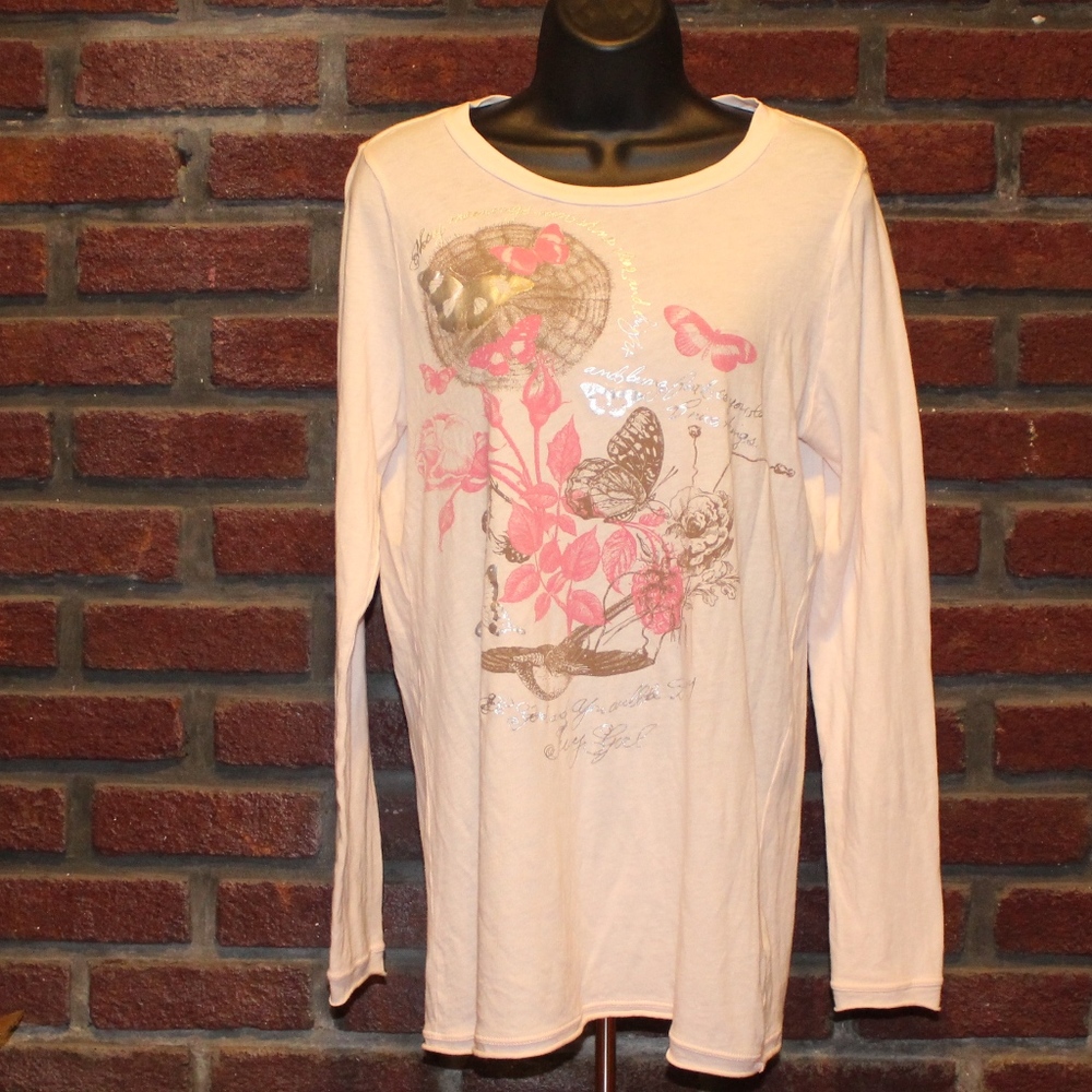 🔵Lady's Pink Juicy Couture Long Sleeve T-Shirt
